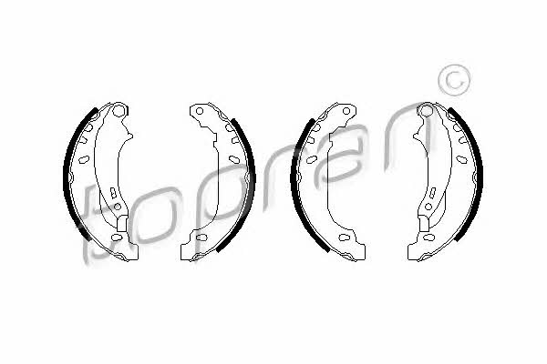 Topran 720 372 Brake shoe set 720372: Buy near me at 2407.PL in Poland at an Affordable price!