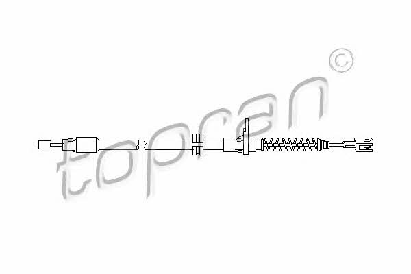 Topran 401 908 Cable Pull, parking brake 401908: Buy near me at 2407.PL in Poland at an Affordable price!