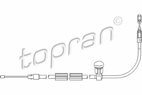 Topran 401 909 Трос стояночного тормоза 401909: Купить в Польше - Отличная цена на 2407.PL!