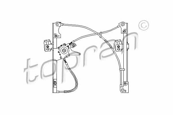 Topran 107 389 Window Regulator 107389: Buy near me in Poland at 2407.PL - Good price!