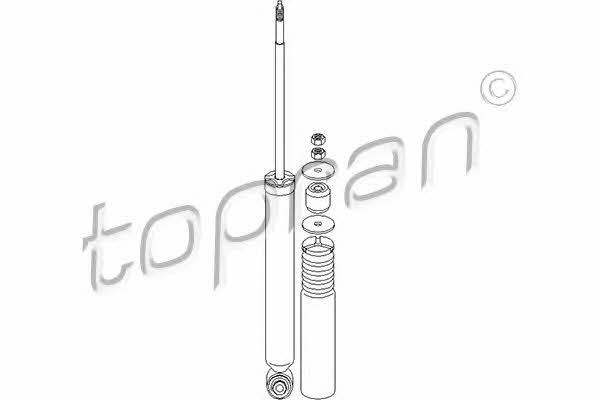 Topran 401 973 Rear oil and gas suspension shock absorber 401973: Buy near me in Poland at 2407.PL - Good price!