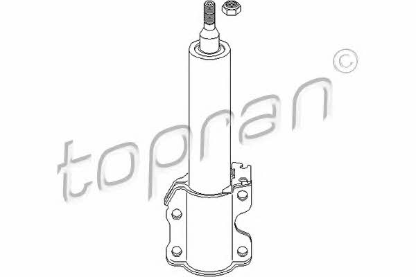 Topran 401 985 Front oil and gas suspension shock absorber 401985: Buy near me in Poland at 2407.PL - Good price!