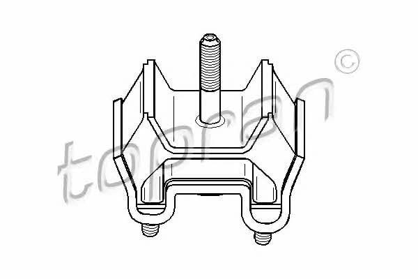 Topran 407 826 Engine mount, front 407826: Buy near me at 2407.PL in Poland at an Affordable price!