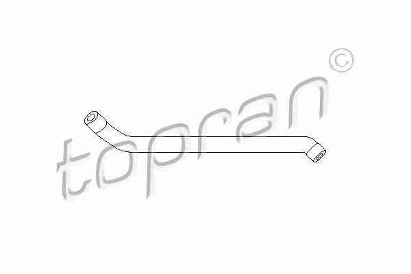 Topran 407 866 Hose, cylinder head cover breather 407866: Buy near me in Poland at 2407.PL - Good price!