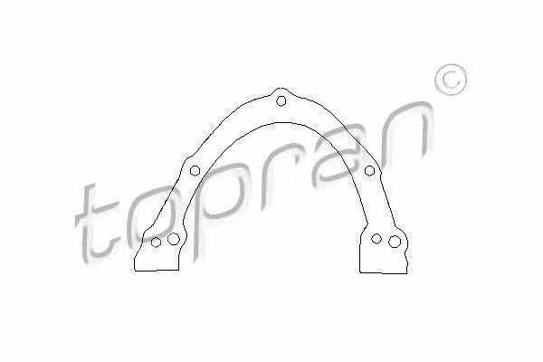 Topran 100 193 Front engine cover gasket 100193: Buy near me in Poland at 2407.PL - Good price!