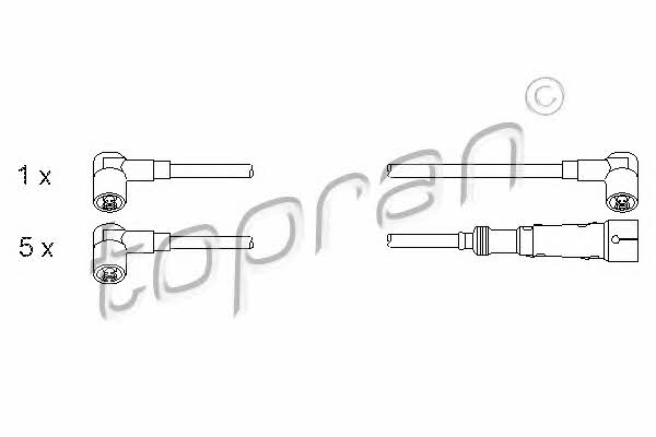 Topran 100 688 Zündkabel kit 100688: Kaufen Sie zu einem guten Preis in Polen bei 2407.PL!