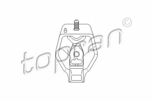 Topran 107 982 Gearbox mount left, right 107982: Buy near me in Poland at 2407.PL - Good price!