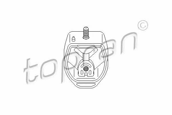 Topran 107 989 Gearbox mount left 107989: Buy near me in Poland at 2407.PL - Good price!