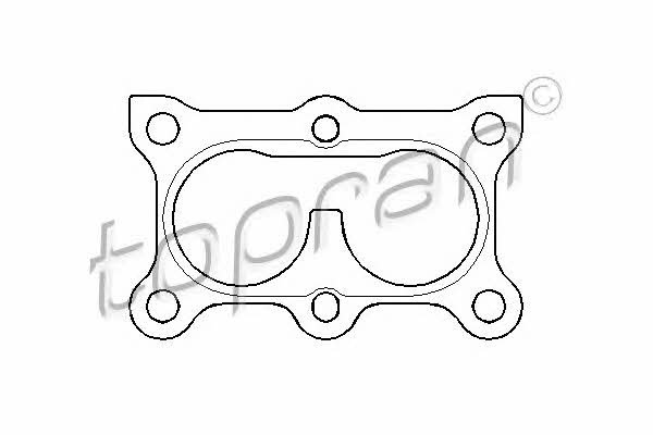 Topran 108 179 Exhaust pipe gasket 108179: Buy near me at 2407.PL in Poland at an Affordable price!
