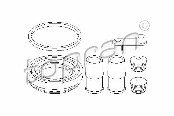Topran 108 348 Zestaw naprawczy, zacisk hamulca 108348: Dobra cena w Polsce na 2407.PL - Kup Teraz!