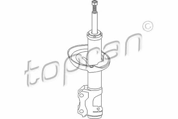 Topran 108 364 Front oil and gas suspension shock absorber 108364: Buy near me in Poland at 2407.PL - Good price!