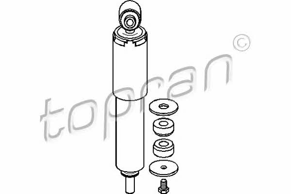 Topran 108 365 Rear oil and gas suspension shock absorber 108365: Buy near me in Poland at 2407.PL - Good price!