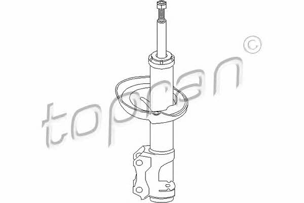 Topran 108 368 Front oil and gas suspension shock absorber 108368: Buy near me in Poland at 2407.PL - Good price!