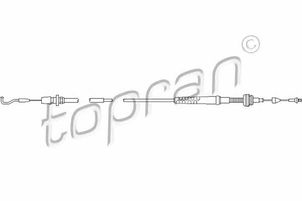 Topran 102 647 Accelerator cable 102647: Buy near me in Poland at 2407.PL - Good price!