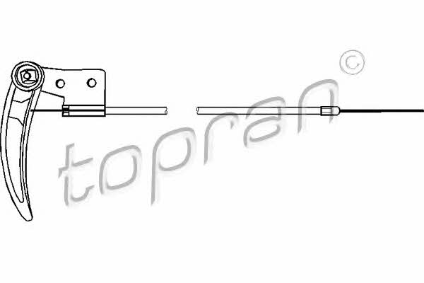 Topran 102 655 Hood lock cable 102655: Buy near me in Poland at 2407.PL - Good price!