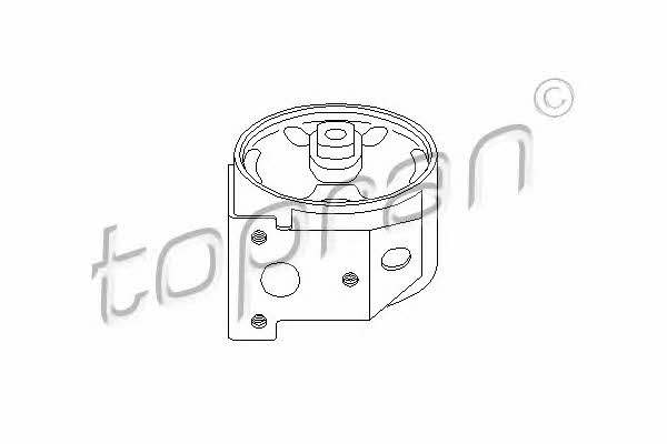 Topran 102 738 Engine mount, rear right 102738: Buy near me in Poland at 2407.PL - Good price!