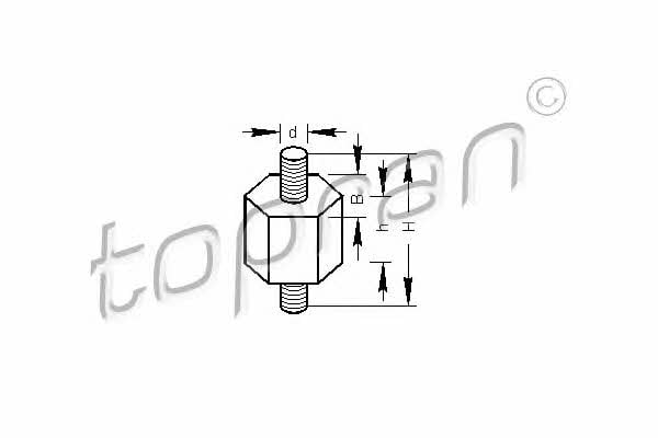 Topran 102 744 fuel pump bracket 102744: Buy near me at 2407.PL in Poland at an Affordable price!