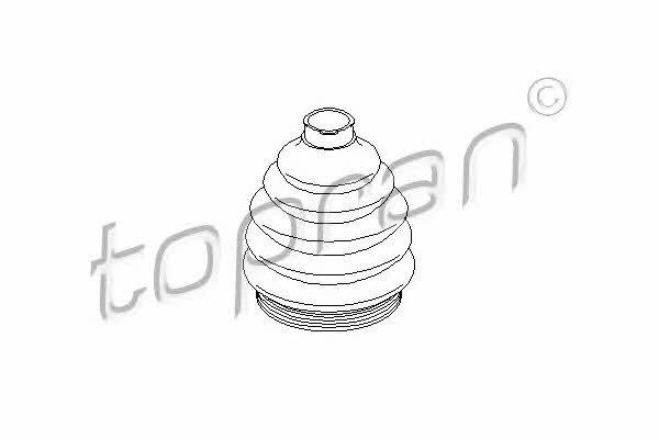 Topran 103 033 Bellow, drive shaft 103033: Buy near me at 2407.PL in Poland at an Affordable price!