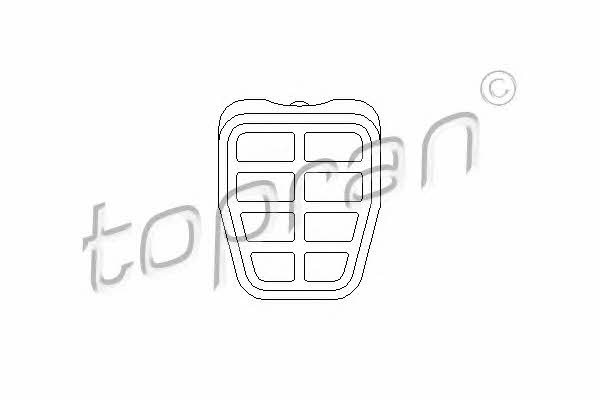Topran 103 079 Brake pedal cover 103079: Buy near me at 2407.PL in Poland at an Affordable price!