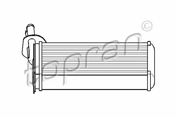 Topran 108 614 Heat exchanger, interior heating 108614: Buy near me at 2407.PL in Poland at an Affordable price!