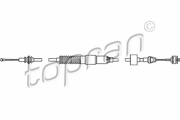 Topran 108 695 Clutch cable 108695: Buy near me at 2407.PL in Poland at an Affordable price!
