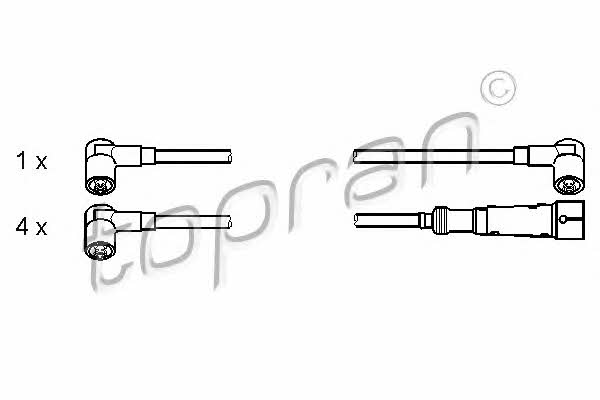 Topran 108 958 Zündkabel kit 108958: Kaufen Sie zu einem guten Preis in Polen bei 2407.PL!