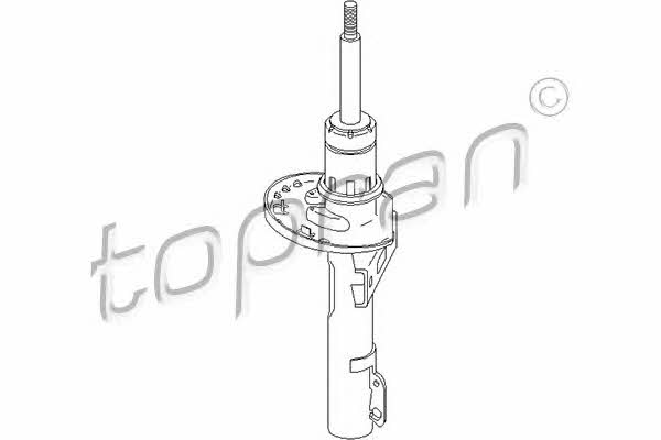 Topran 109 420 Front oil and gas suspension shock absorber 109420: Buy near me in Poland at 2407.PL - Good price!