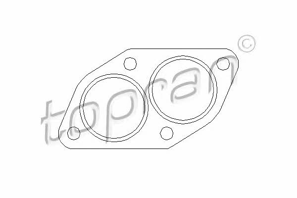 Topran 103 608 Exhaust pipe gasket 103608: Buy near me at 2407.PL in Poland at an Affordable price!