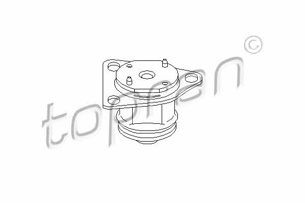 Topran 103 734 Подушка коробки передач задняя левая 103734: Купить в Польше - Отличная цена на 2407.PL!