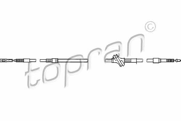 Topran 103 752 Cable Pull, parking brake 103752: Buy near me in Poland at 2407.PL - Good price!