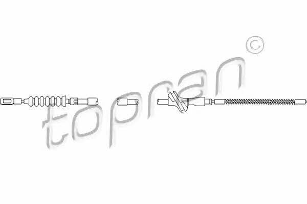 Topran 103 753 Cable Pull, parking brake 103753: Buy near me in Poland at 2407.PL - Good price!