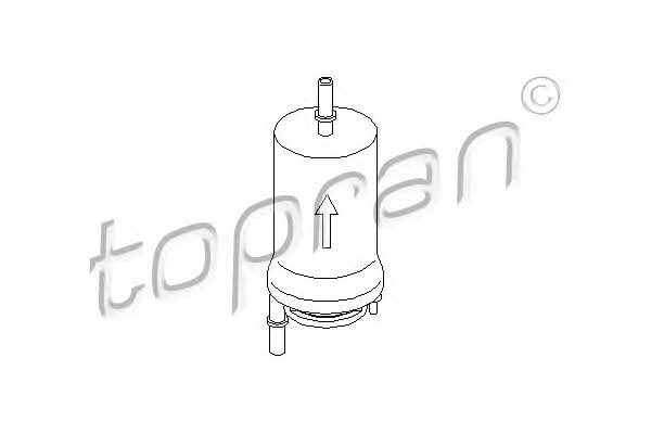Topran 109 656 Топливный фильтр 109656: Отличная цена - Купить в Польше на 2407.PL!