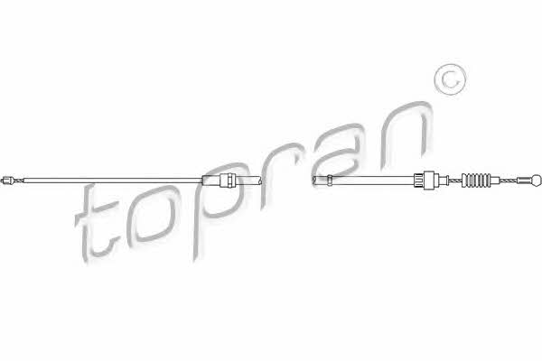 Topran 109 815 Трос стояночного тормоза 109815: Отличная цена - Купить в Польше на 2407.PL!