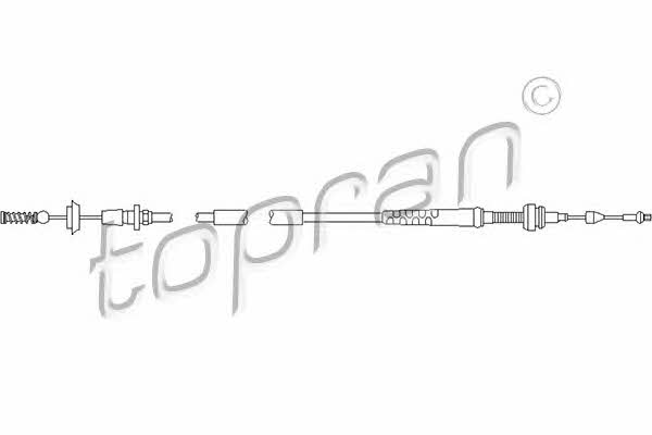 Topran 109 821 Accelerator Cable 109821: Buy near me in Poland at 2407.PL - Good price!