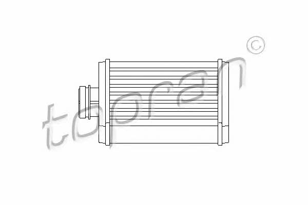 Topran 109 979 Heat exchanger, interior heating 109979: Buy near me at 2407.PL in Poland at an Affordable price!