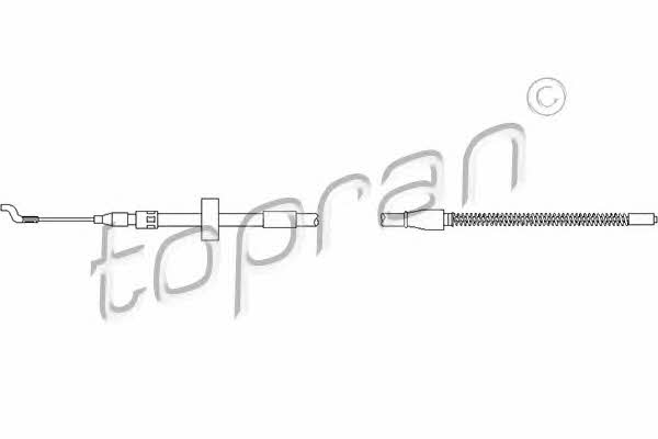 Topran 104 084 Cable Pull, parking brake 104084: Buy near me in Poland at 2407.PL - Good price!