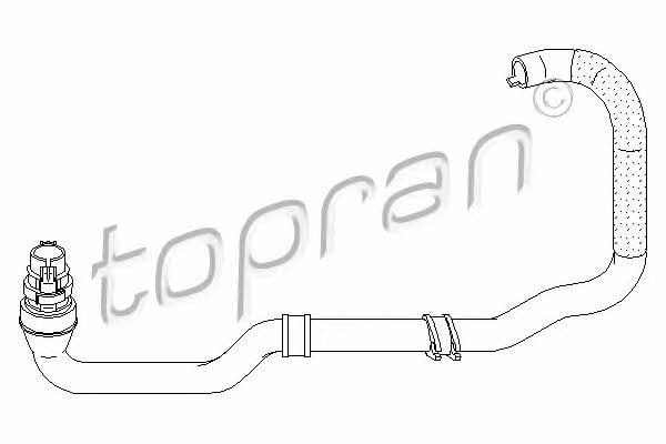 Topran 721 449 Патрубок системы охлаждения 721449: Отличная цена - Купить в Польше на 2407.PL!