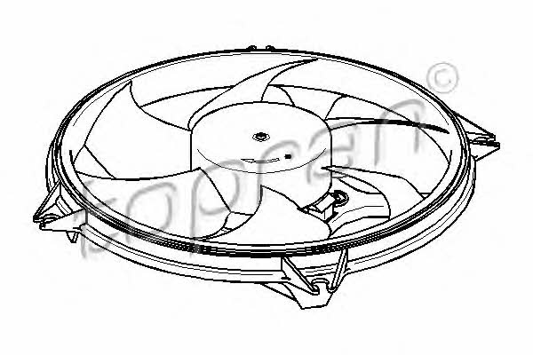 Topran 721 538 Вентилятор радиатора охлаждения 721538: Отличная цена - Купить в Польше на 2407.PL!