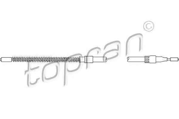 Topran 104 251 Cable Pull, parking brake 104251: Buy near me in Poland at 2407.PL - Good price!