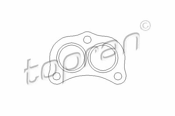 Topran 107 210 Exhaust pipe gasket 107210: Buy near me at 2407.PL in Poland at an Affordable price!