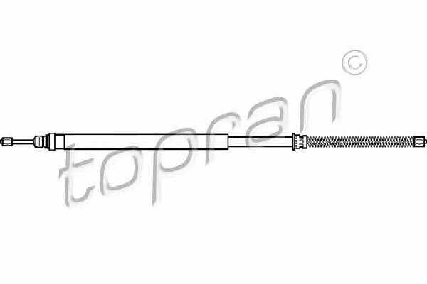 Topran 721 630 Parking brake cable, right 721630: Buy near me in Poland at 2407.PL - Good price!