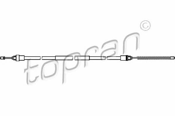 Topran 721 657 Cable Pull, parking brake 721657: Buy near me at 2407.PL in Poland at an Affordable price!