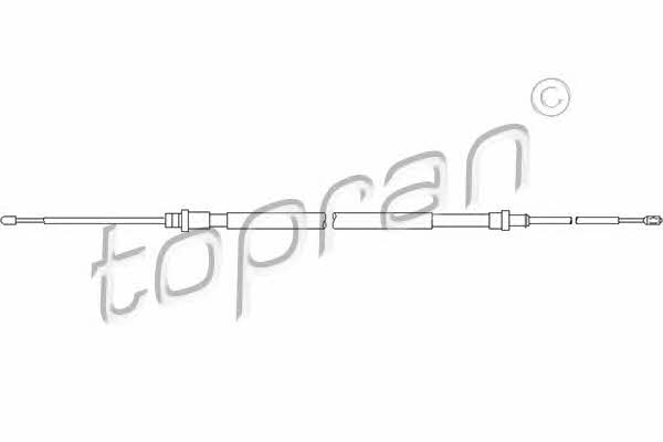 Topran 721 670 Cable Pull, parking brake 721670: Buy near me in Poland at 2407.PL - Good price!