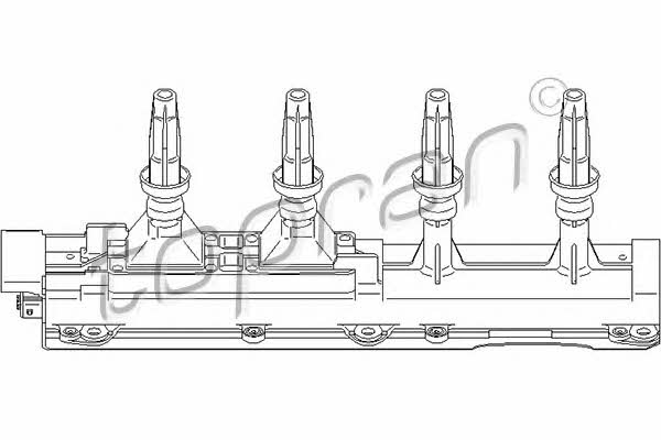 Topran 721 905 Катушка зажигания 721905: Отличная цена - Купить в Польше на 2407.PL!