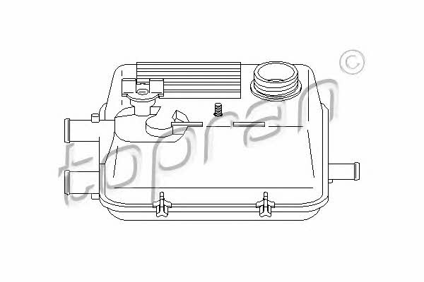 Topran 721 993 Expansion Tank, coolant 721993: Buy near me at 2407.PL in Poland at an Affordable price!