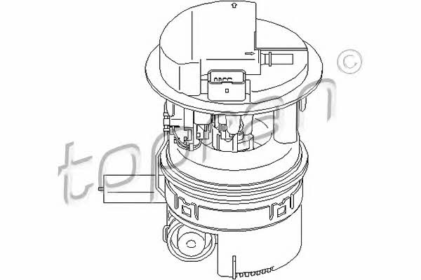 Topran 722 048 Насос топливный 722048: Отличная цена - Купить в Польше на 2407.PL!