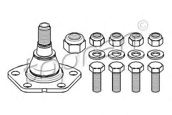 Topran 722 219 Ball joint 722219: Buy near me at 2407.PL in Poland at an Affordable price!