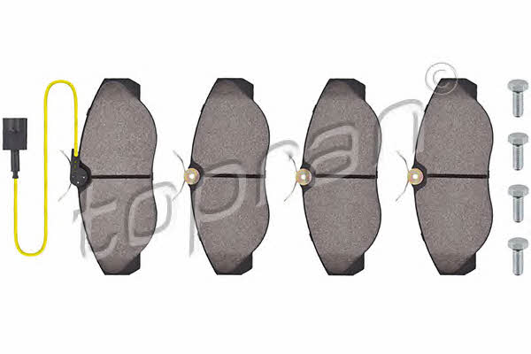 Topran 722 509 Brake Pad Set, disc brake 722509: Buy near me at 2407.PL in Poland at an Affordable price!