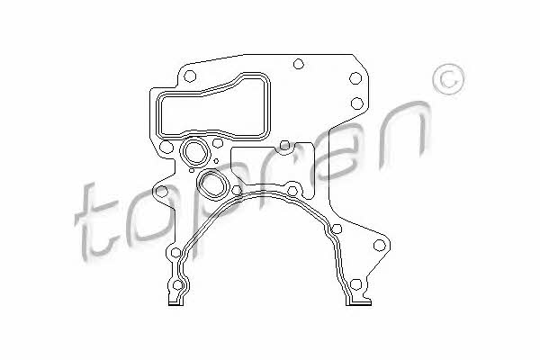 Topran 207 606 Front engine cover gasket 207606: Buy near me in Poland at 2407.PL - Good price!
