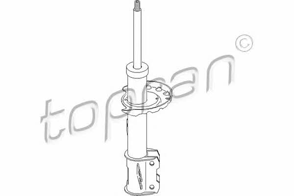 Topran 206 868 Front Left Gas Oil Suspension Shock Absorber 206868: Buy near me in Poland at 2407.PL - Good price!
